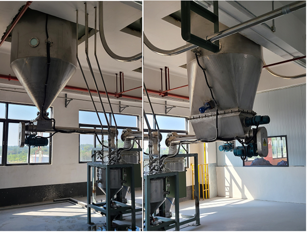 Plastic And Rubber Raw Materail Batching System