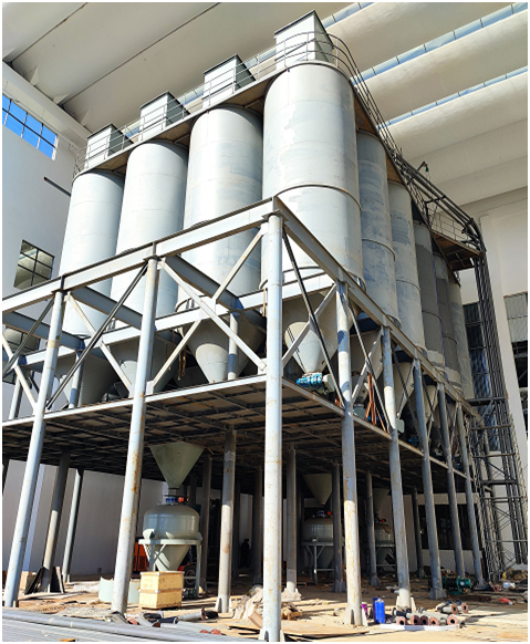 宜兴富陶科陶板原料自动化配混生产线